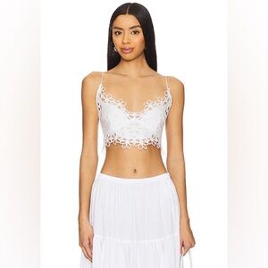 Free People Intimately FP Asteria Lace Bralette Ivory